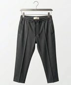 Kids Smart Baggy stretchable premium trouser Self Black Texture BLW-0136