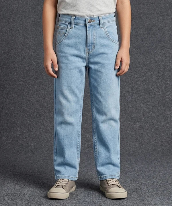 Boys Straight Fit Jeans- BJP-0297 Ice Blue