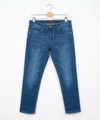 Men's Denim Tailored Fit- Navy JP-1820 - Navy - View 4