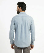 Men's Casual Shirt - Shc-1381 Sky Blue