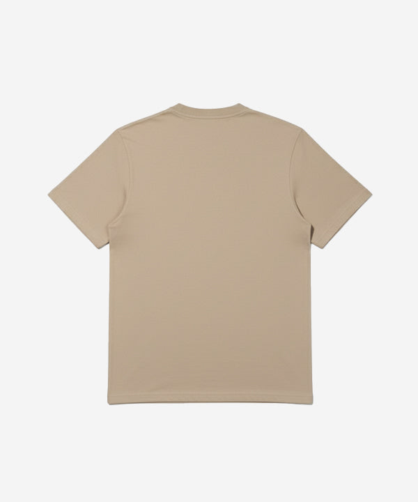 Men’S Basic T-Shirt – Beige Tsh-5919 - Beige - View 4
