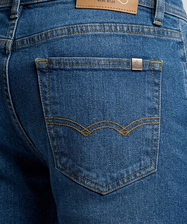 Men's Denim Smart Baggy- JP-2205 Blue - Blue - View 4