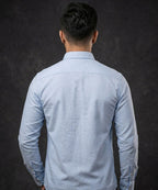 Men's Casual Shirt - Sky Blue Shc-1968 ( ORG) - Blue - View 5