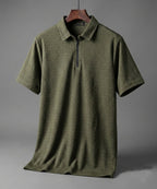 Men'S T-Shirt Collar Green Tsh-7021 - Green - View 4