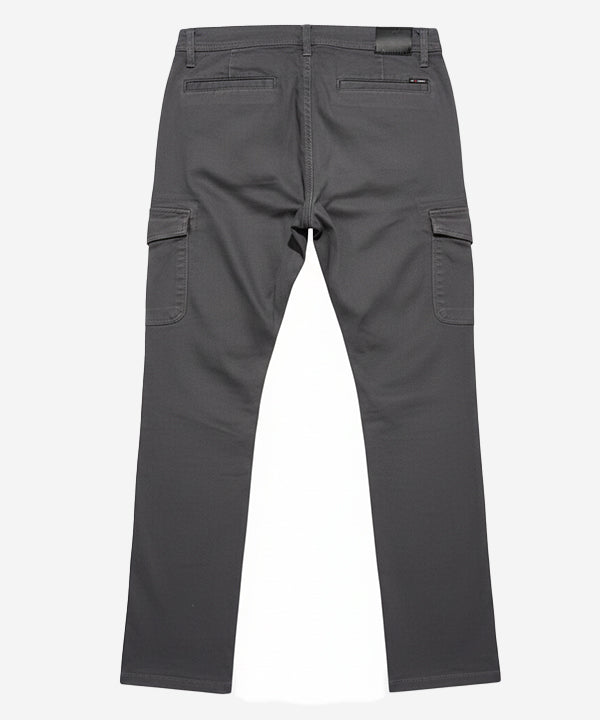 Men'S Cotton Pant 6 Pocket - Greyish Purple Cp-0543 - Grey - View 4