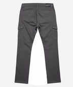 Men'S Cotton Pant 6 Pocket - Greyish Purple Cp-0543 - Grey - View 4