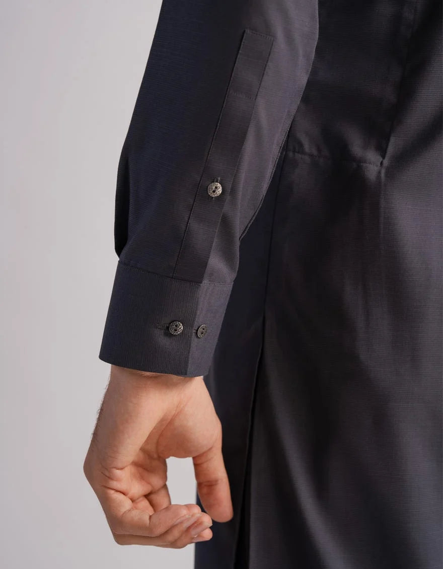 dark grey formal kameez shalwar