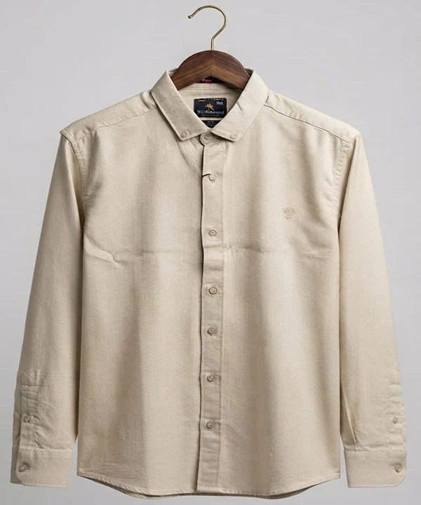 Men's Casual Shirt - Shc-1813 Beige (ORG-H)