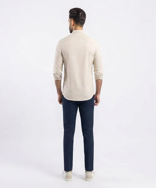Men's Casual Shirt - Shc-1813 Beige (ORG-H)