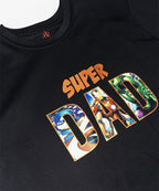 Men’S Super Dad T-Shirt – Black Tsh-5921 - Black - View 5