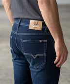 Men's Denim Smart Baggy- JP-2206 Navy - Navy - View 5
