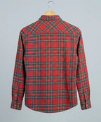 Men's Casual Shirt - Shc-1579 Red Chk