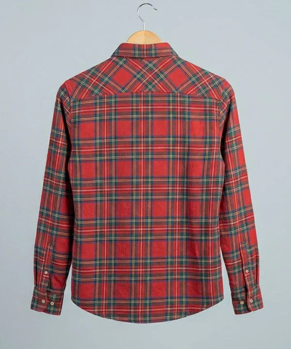 Men's Casual Shirt - Shc-1579 Red Chk