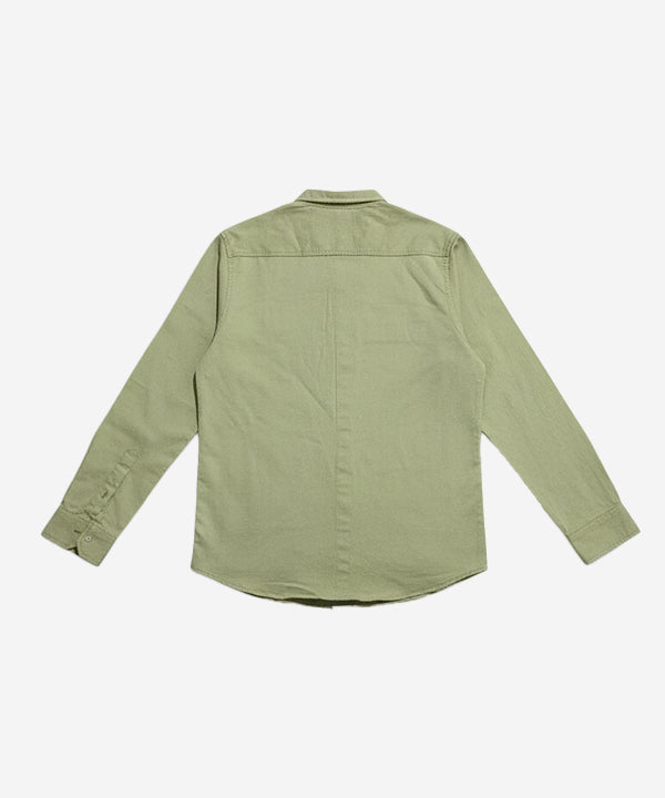 Men's Casual Shirt - Green Shc-1841 Strech Fabric - Green - View 5