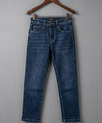 Boys Navy Blue Stretch Denim Jeans- Bjp-0301