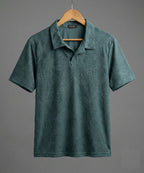 Men'S T-Shirt Collar Green Tsh-7025 - Green - View 5