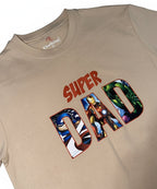 Men’S Super Dad T-Shirt – Beige Tsh-5921 - Beige - View 5