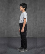 Boys Black Carpenter Straight Cargo jeans - Bjp-0300