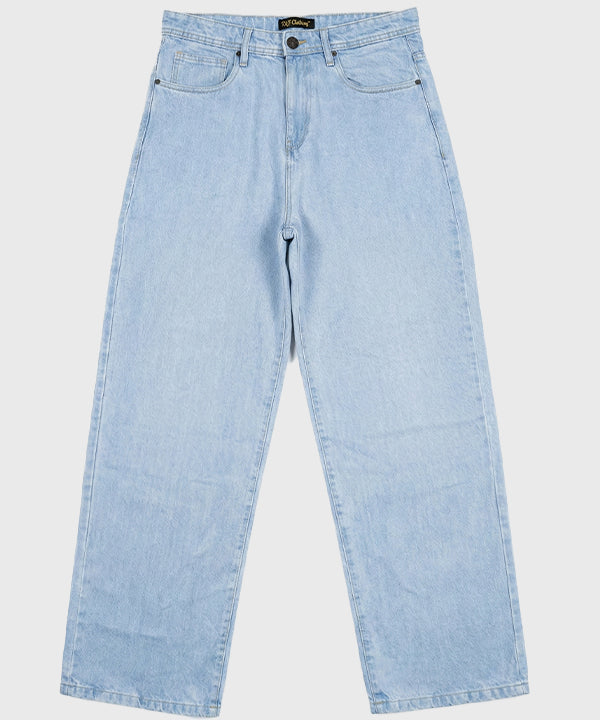 Men's Basic Baggy Denim - Light Blue Jp-1896 - Blue - View 5