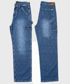 Men's Baggy Carpenter Denim - Blue Jp-1903 - Blue - View 5