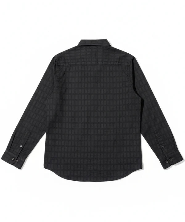 Men's Casual Shirt - Shc-1724 Texture Black