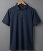 Men'S T-Shirt Collar Navy Tsh-7023 - Navy - View 5