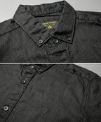 Men's Casual Shirt - Shc-1654 Black Stripe