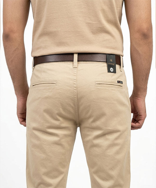 Men'S Chino Straight Fit- Beige Cp-0551 - Beige - View 5
