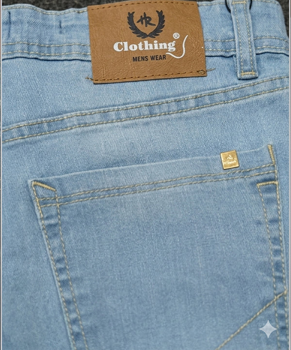 Men's Denim Tailored Fit- JP-2227 Ice Blue - Blue - View 5