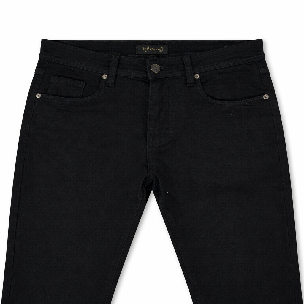 Men's Denim Smart Baggy- JP-2202 Black - Black - View 5