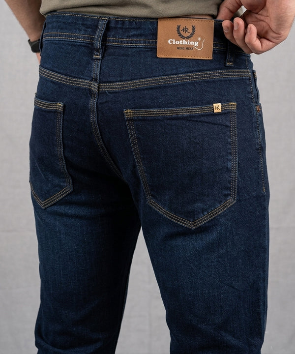 Men's Denim Straight Fit- Jp-2212 Navy - Navy - View 5