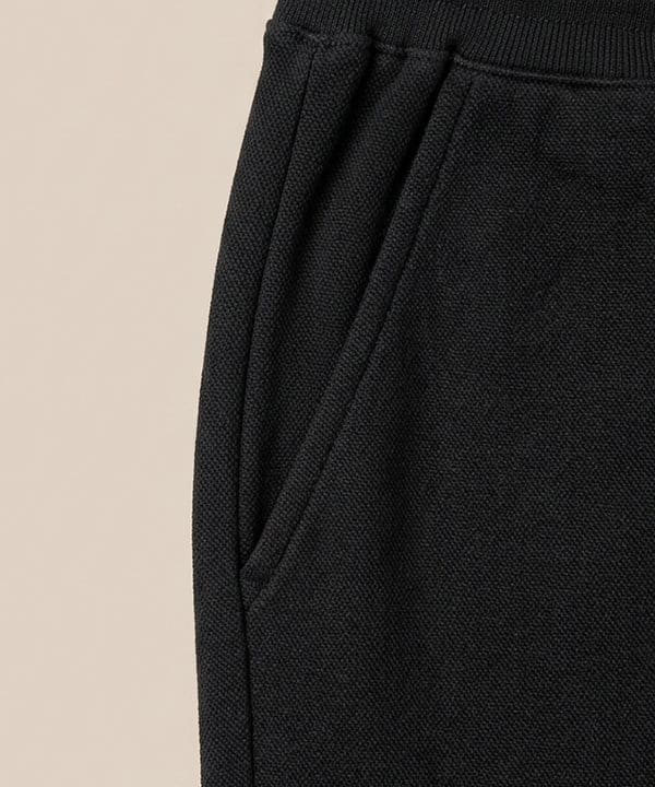 Men'S Sports Knit Black Short- Br-0100 - Black - View 5
