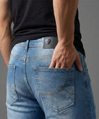 Men's Smart Baggy Denim - Blue Jp-2098 - Blue - View 5