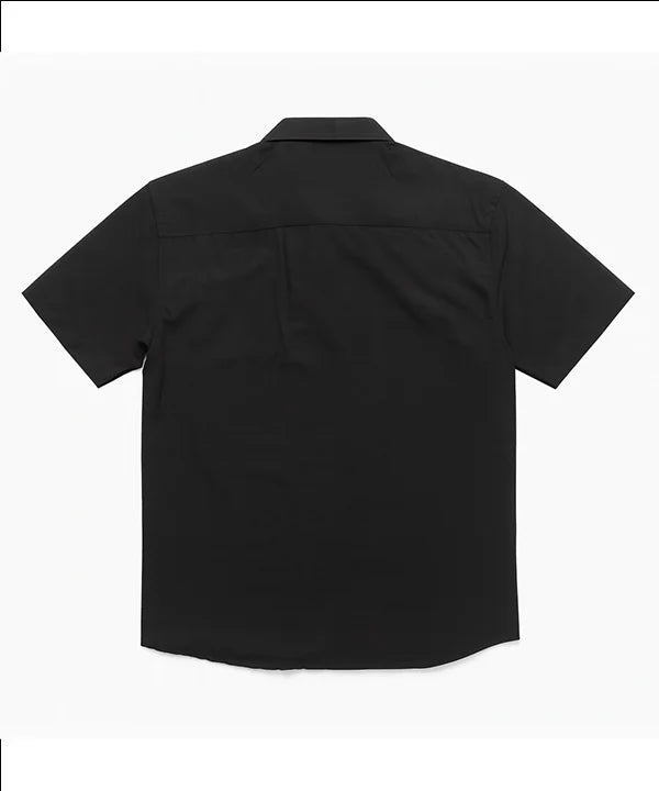 HR clothing Kids Half Sleeves Shirt - Black BSH-0110