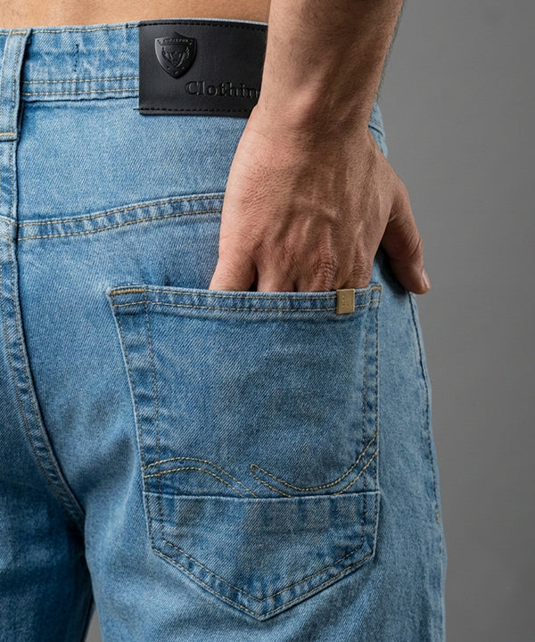 Men's Denim - Ice Blue JP-2101 - Blue - View 5