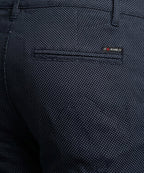 Men’S Summer Cotton Navy Dotted Shorts- Br-0105 - Navy - View 4