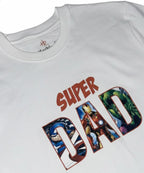 Men’S Super Dad T-Shirt – White Tsh-5921 - White - View 5