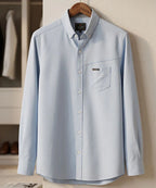 Men's Casual Shirt - Shc-1381 Sky Blue