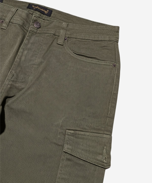 Men'S Cotton Pant 6 Pocket - Olive Cp-0516 - Olive - View 6