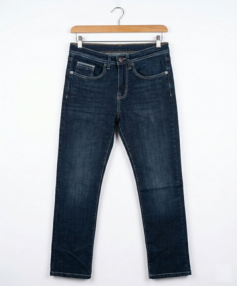 Men's Denim Straight Fit- Blue JP-2232 - Blue - View 5