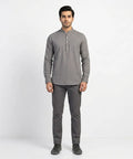 Men's Casual Shirt - Shc-1453 Grey