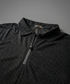 Men'S T-Shirt Collar Black Tsh-7020 - Black - View 5