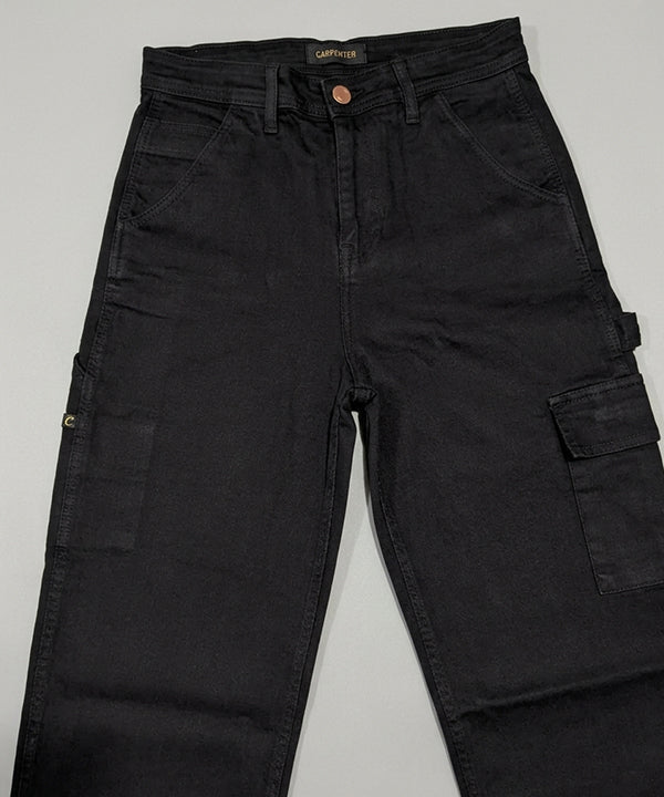 Men's Baggy Carpenter Denim -  Jp-2223 Black - Black - View 5