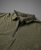Men'S T-Shirt Collar Green Tsh-7021 - Green - View 5