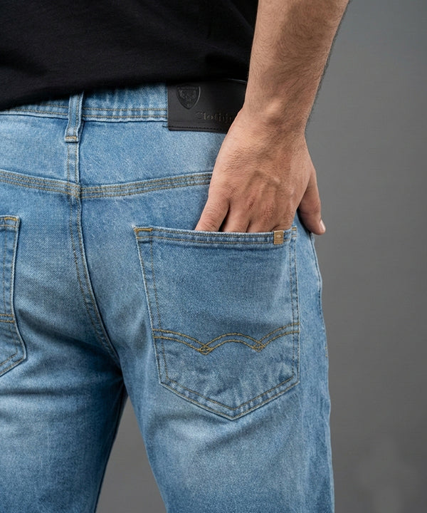 Men's Denim - L Blue JP-2093 - Blue - View 5