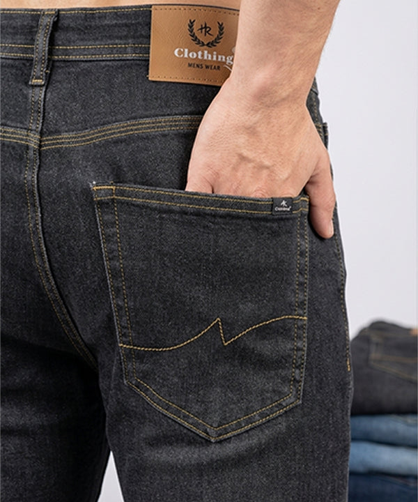 Men's Denim Straight Fit- Jp-2225 M-Black - Black - View 5
