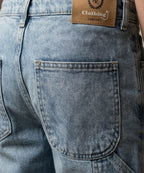 Boys Carpenter Baggy Fit Jeans- BJP-0273 L-Blue