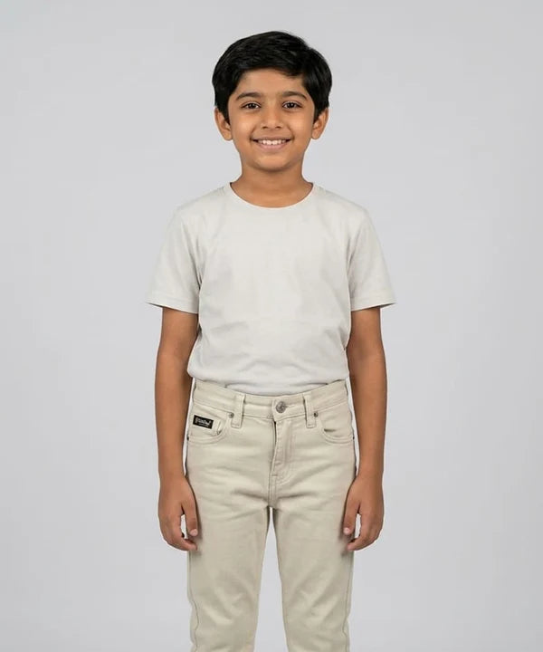 Boys Fawn Stretch Denim Jeans- Bjp-0248
