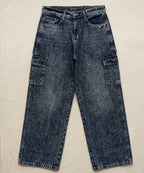 Men's Baggy Carpenter Denim- Jp-2208 Navy - Navy - View 5