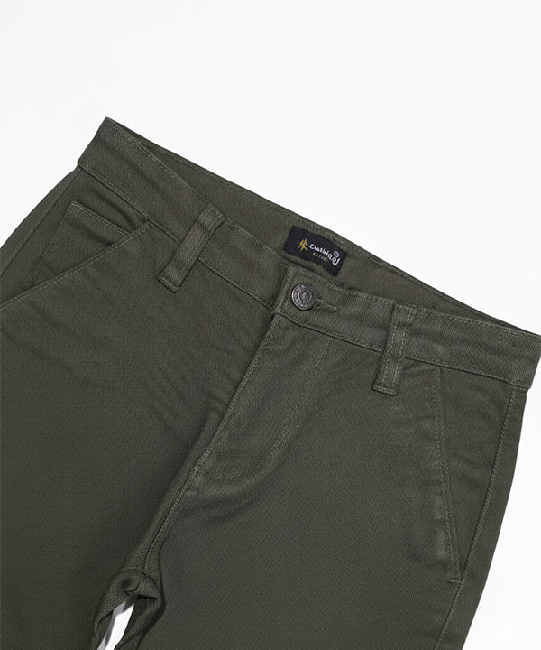 KIDS COTTON CHINO PANT - BCP-0045 GREEN